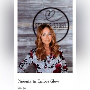 Phoenix Women's Wig in Ember Glow Red-Brown